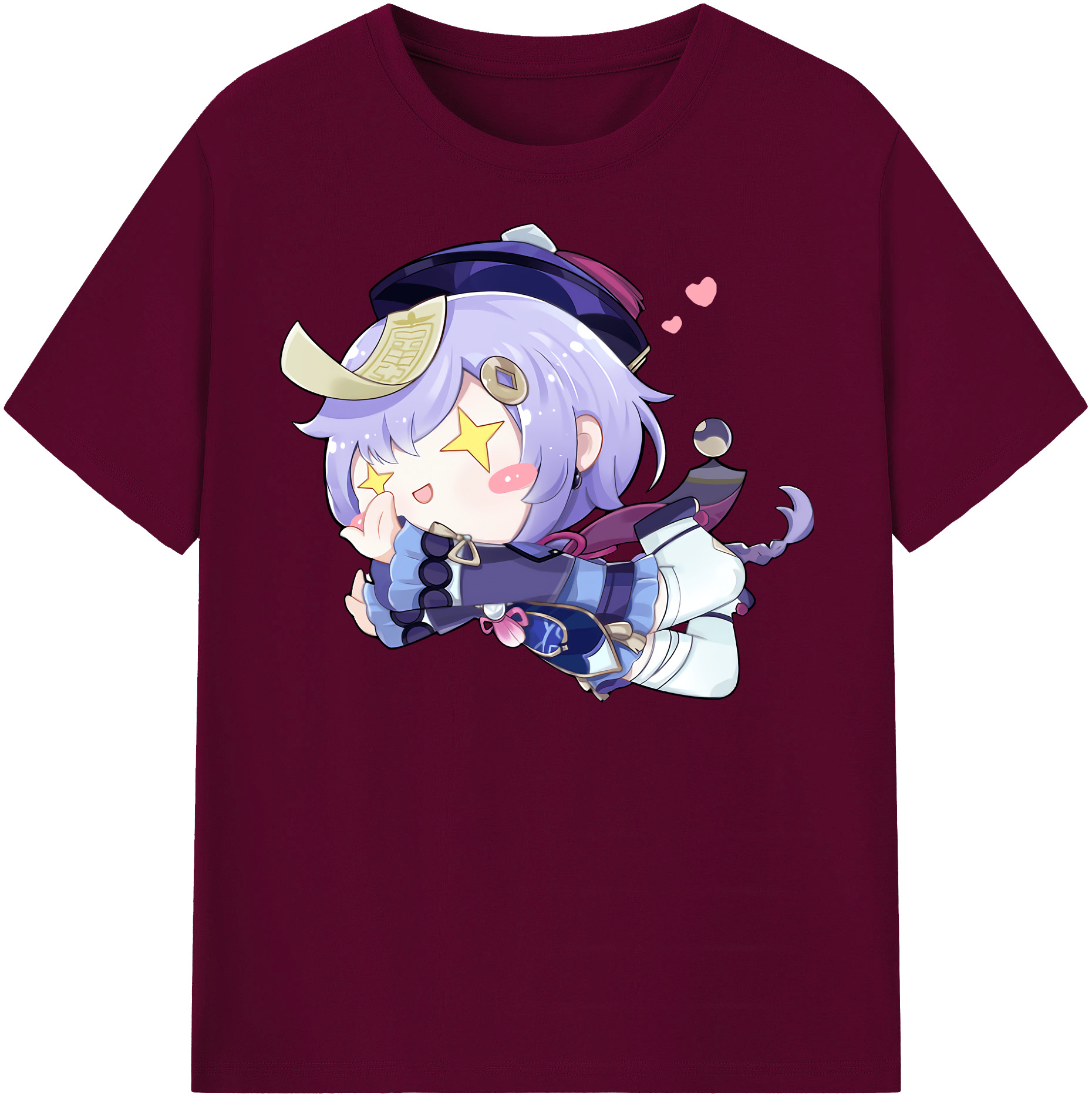 げんし神 七七 なな  genshin Nana レディースカジュアルプリントTシャツ（綿100％）